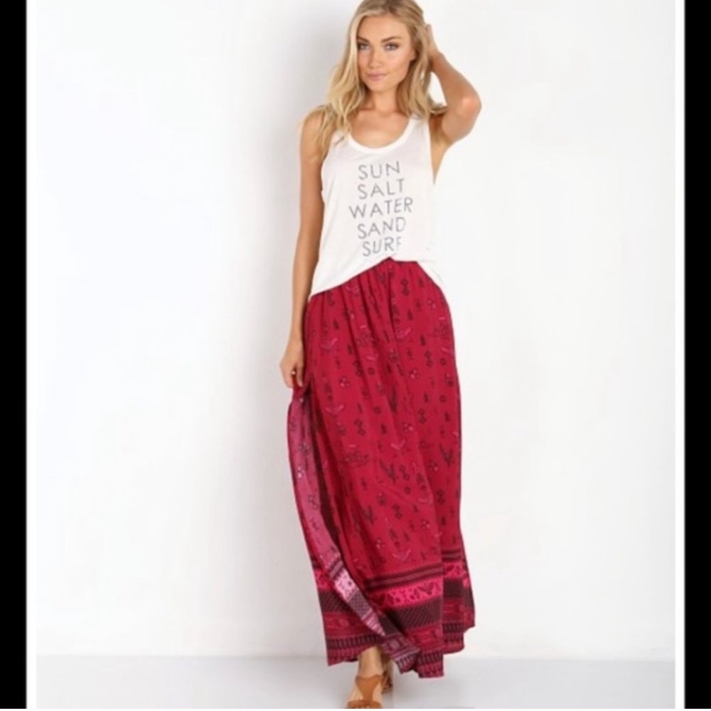 Spell Phoenix Maxi Skirt Size M